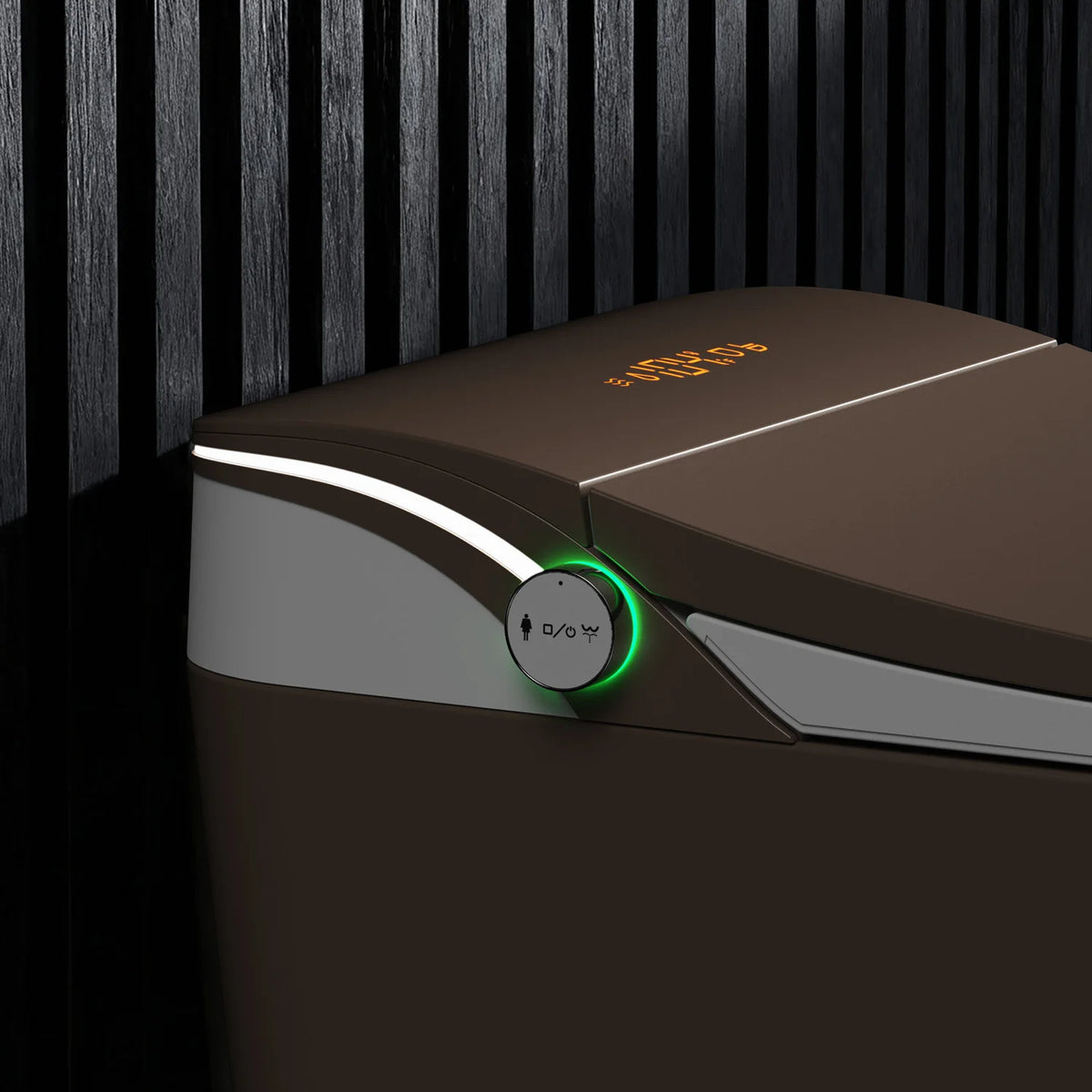 Wansid Smart Tankless Dual Flush Toilet With Heated Bidet Seat