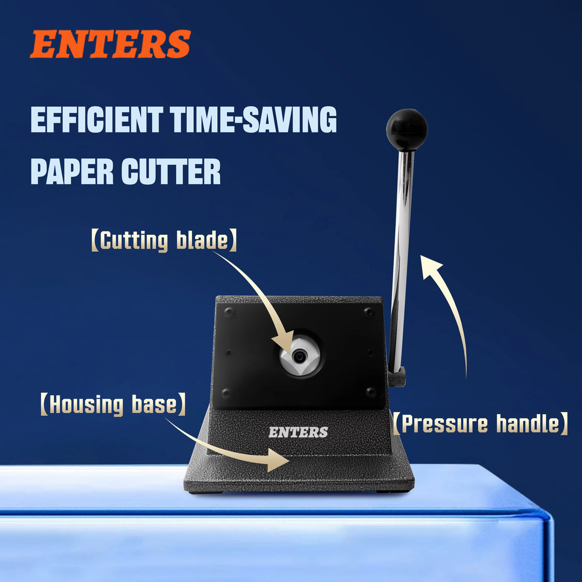 Round Photo Paper Cutter Kit For Key Chain DIY Crafts