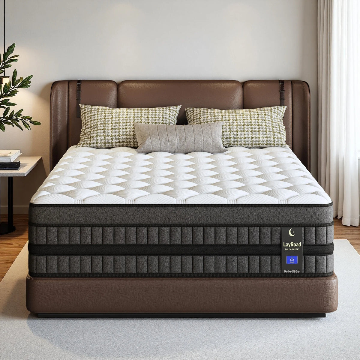 Layroad Hybrid Memory Foam Mattress With Pocket Springs