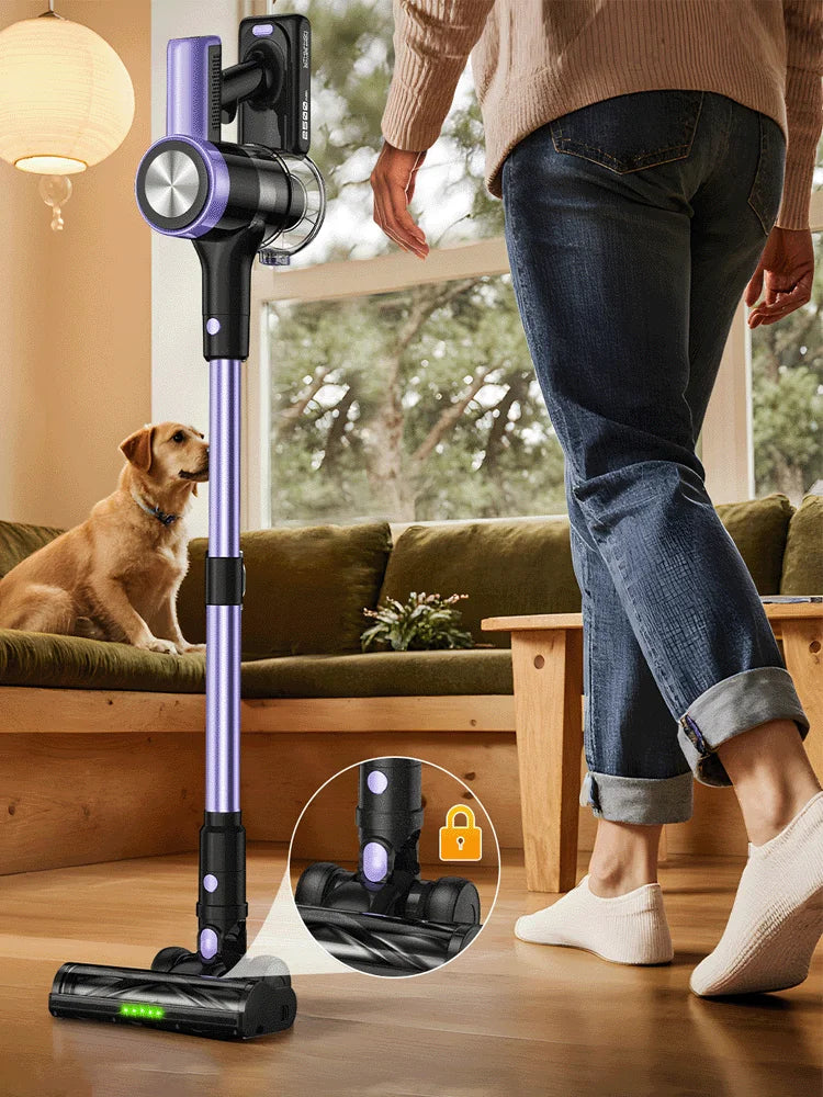 Suxiangvac Cordless Vacuum Cleaner With Led Screen And Hepa Filter