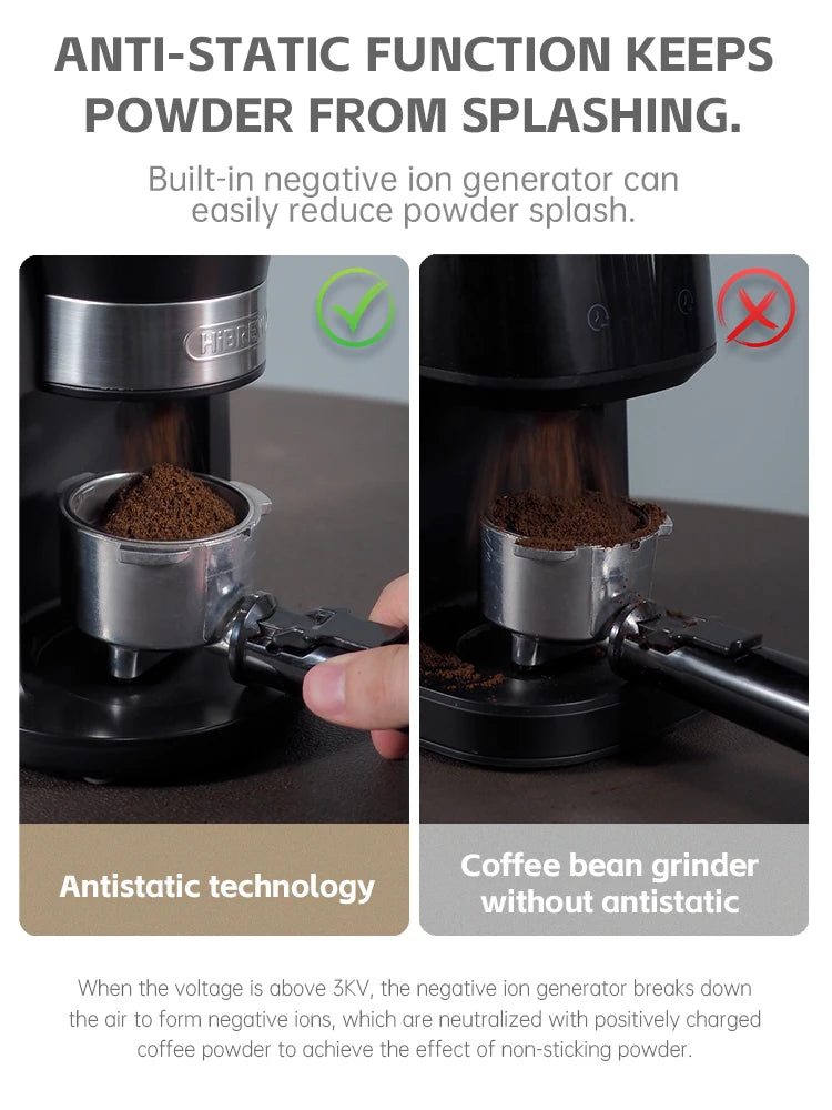 HiBREW G3 Automatic Burr Electric Coffee Grinder With Precision Controls