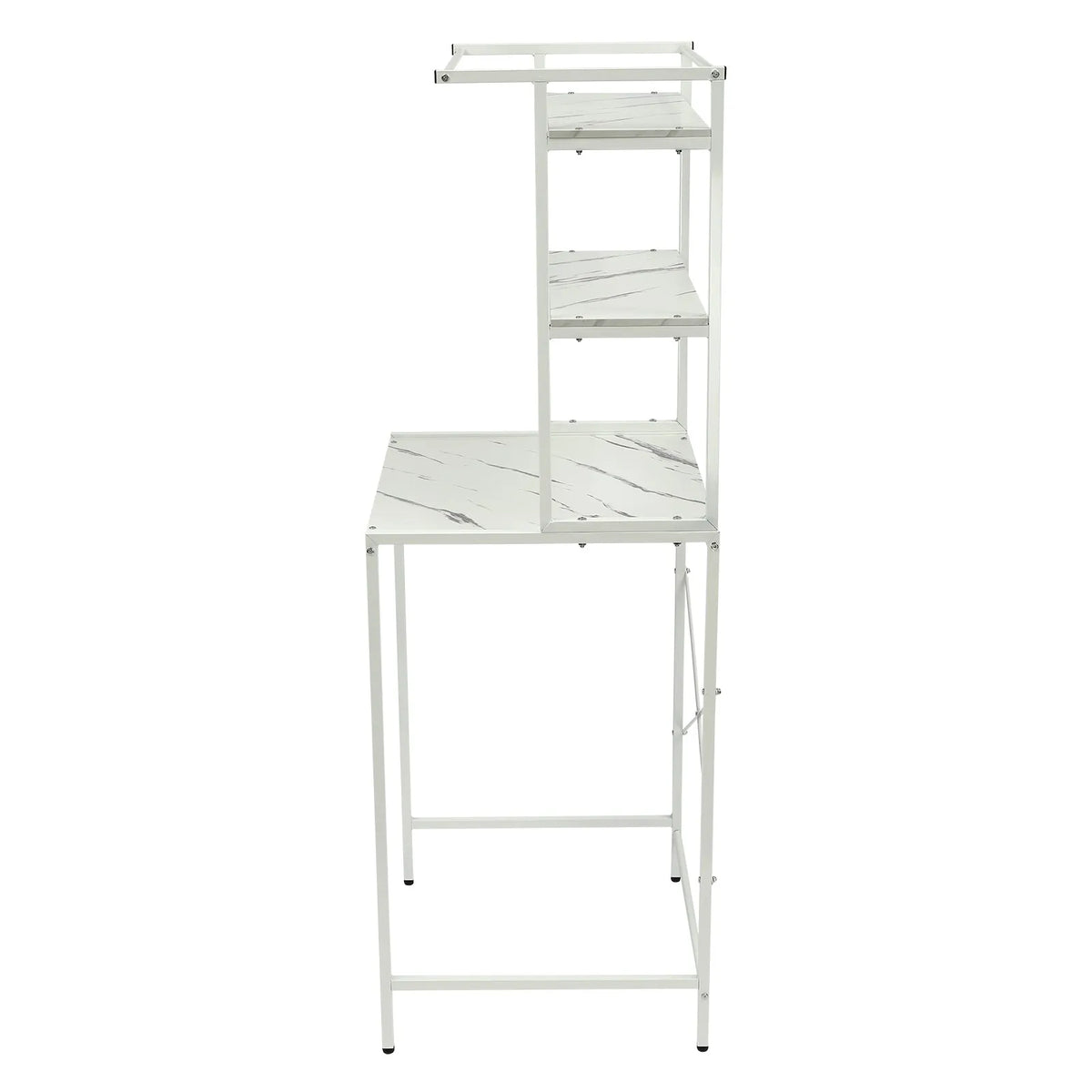 Three Tier Over Washer And Dryer Multi Shelf Storage Rack