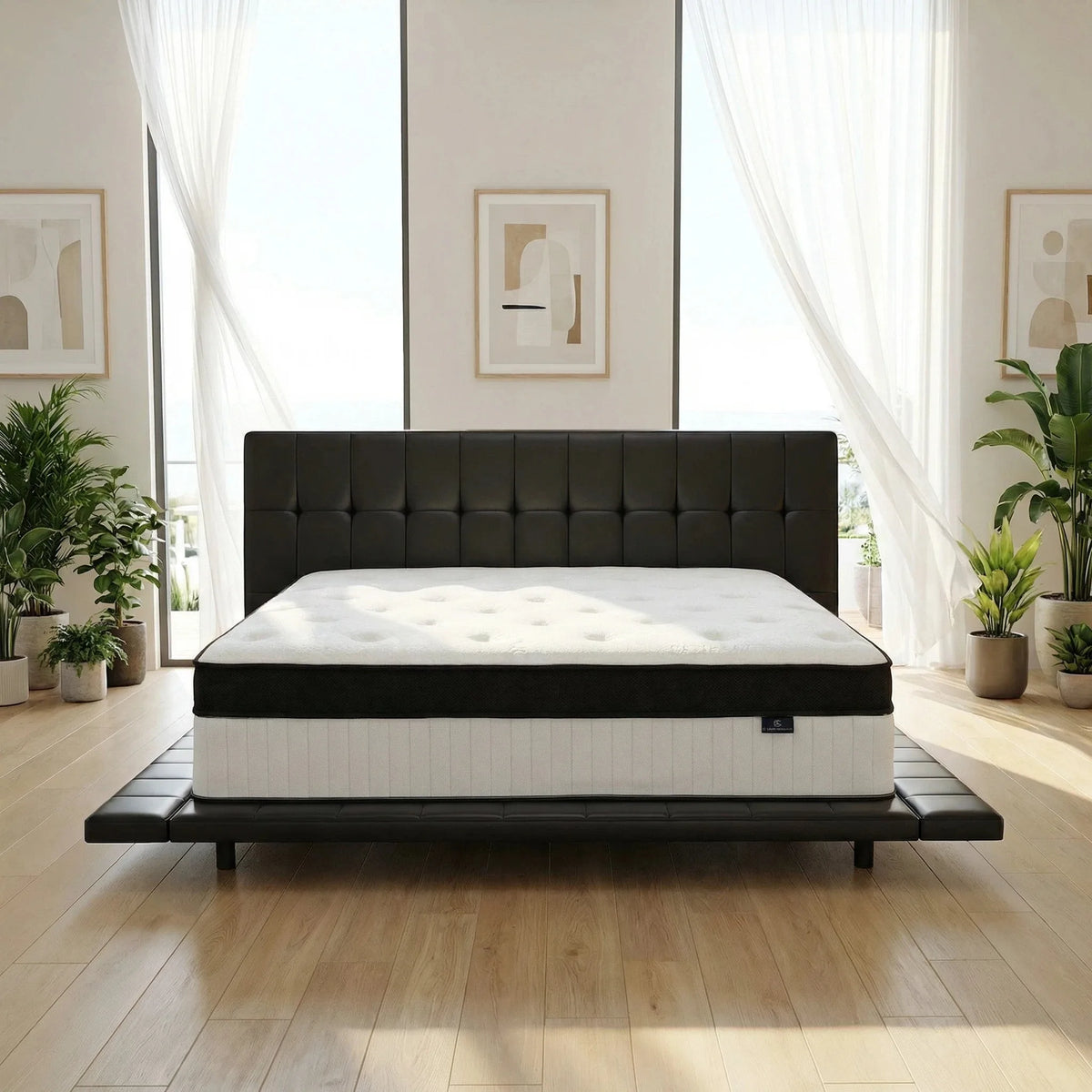 Premium Hybrid Mattress With Individual Pocket Springs For Pressure Relief