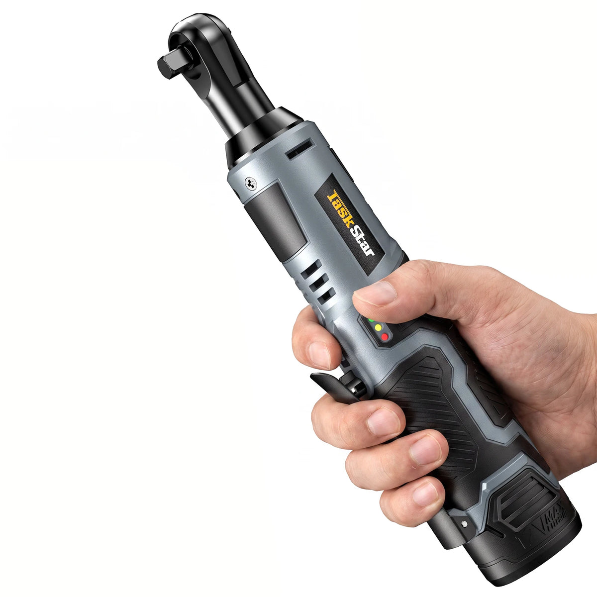 Taskstar 12V Electric Ratchet Wrench Kit With Two Rechargeable Batteries