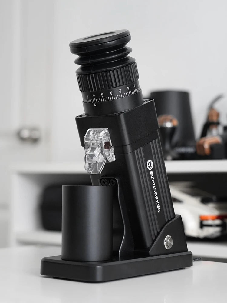 Starseeker Electric Coffee Grinder With Stepless Burr Adjustment System