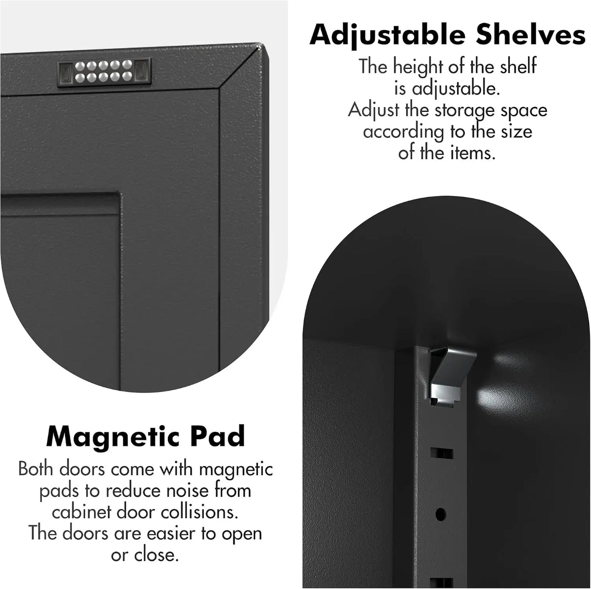 Coolsun Metal Pantry Cabinet For Modern Kitchen Storage Organization
