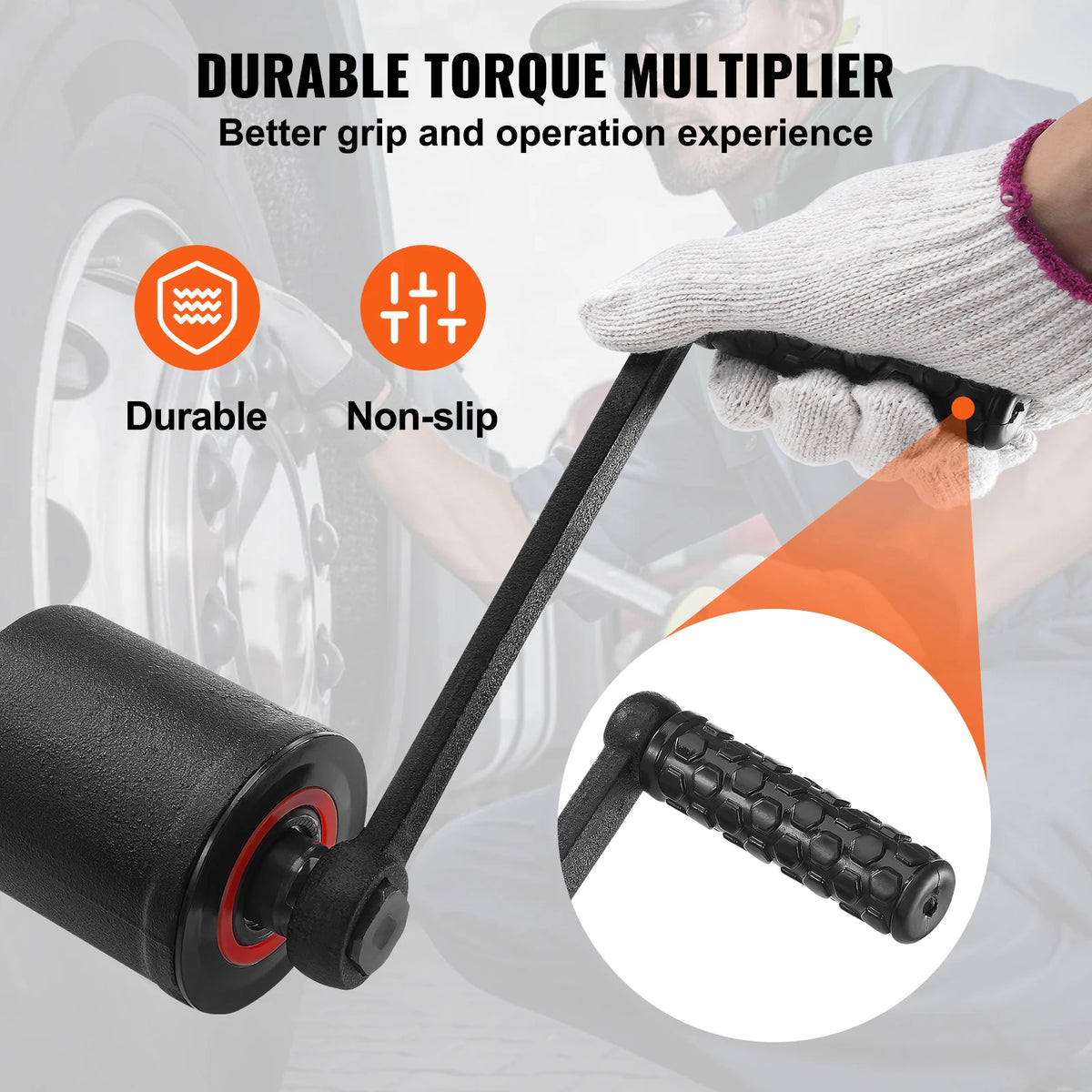 SucceBuy Alloy Steel Torque Multiplier Wrench Kit With Case