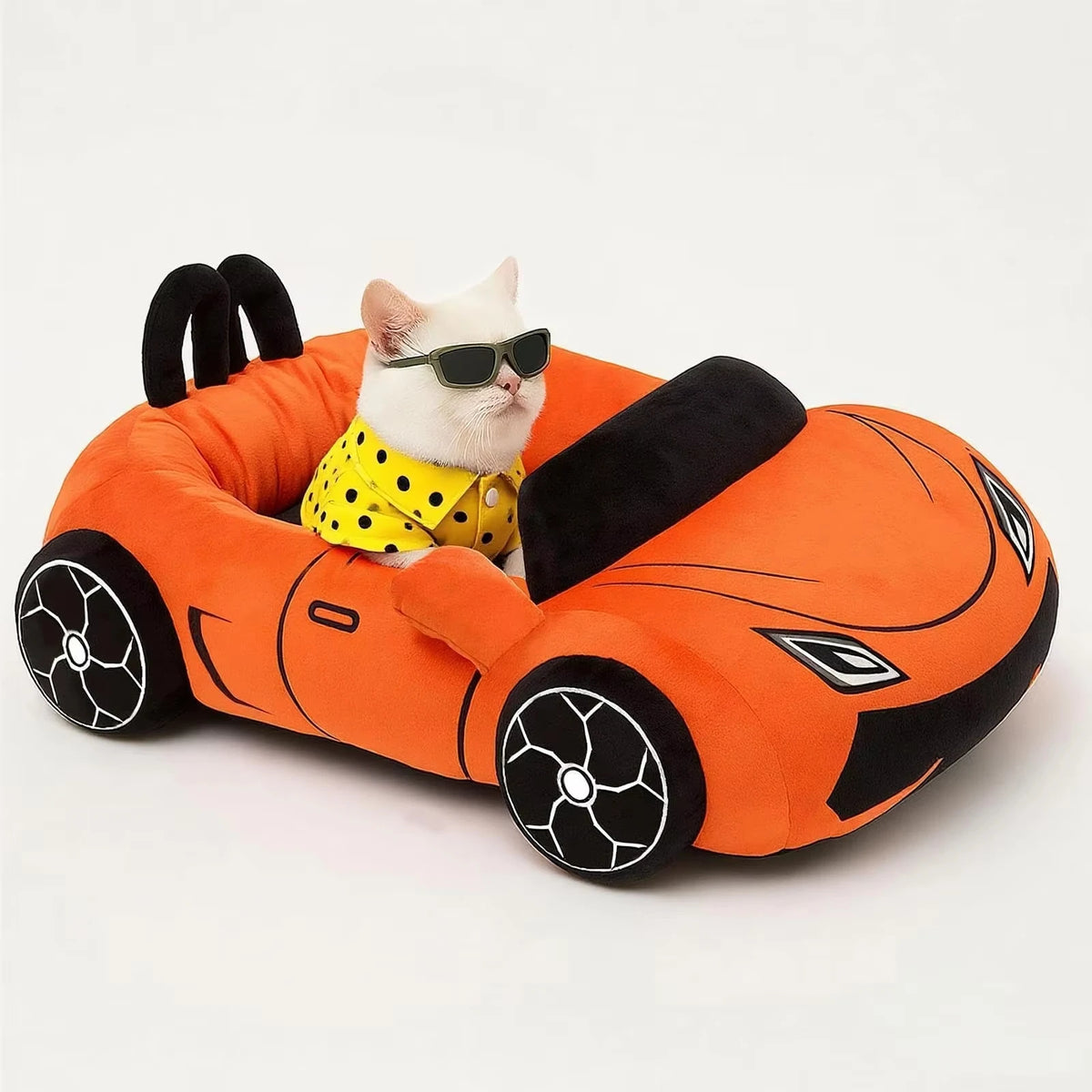 CWV Supercar Coral Fleece Pet Bed For Cats And Kittens