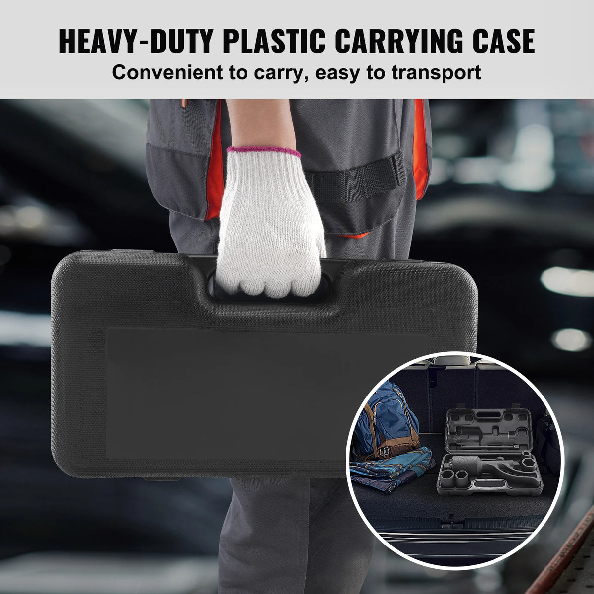 SucceBuy Alloy Steel Torque Multiplier Wrench Kit With Case