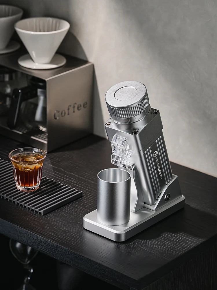 Starseeker Electric Coffee Grinder With Stepless Burr Adjustment System