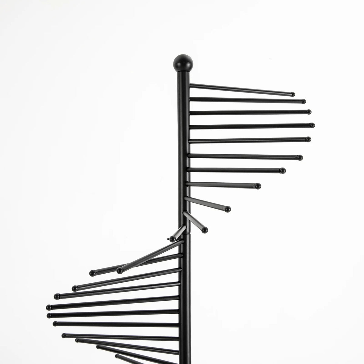 Freestanding Spiral Iron Scarf Display Rack Floor Standing Organizer