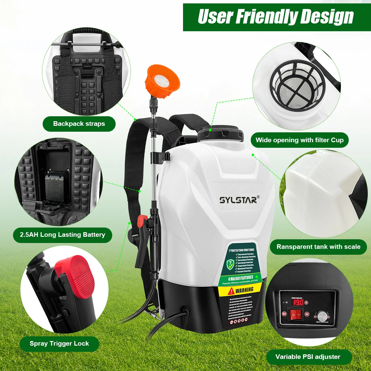 Battery Powered Backpack Sprayer For Reliable Garden Weed Control