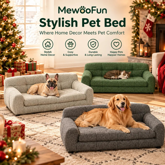 Modern Comfortable Dog Recliner Sofa With Backrest And Armrests