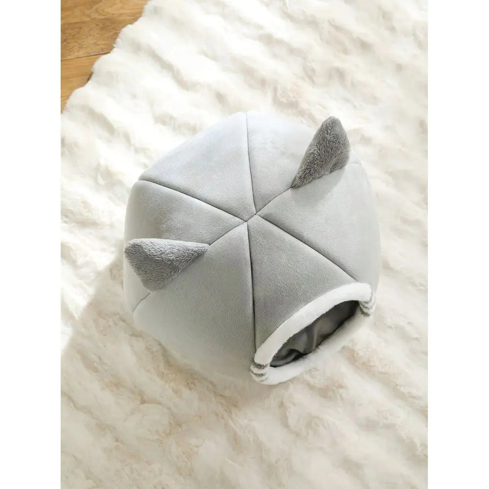 Washable Cat Bed Super Soft Kitten House With AntiSlip Bottom