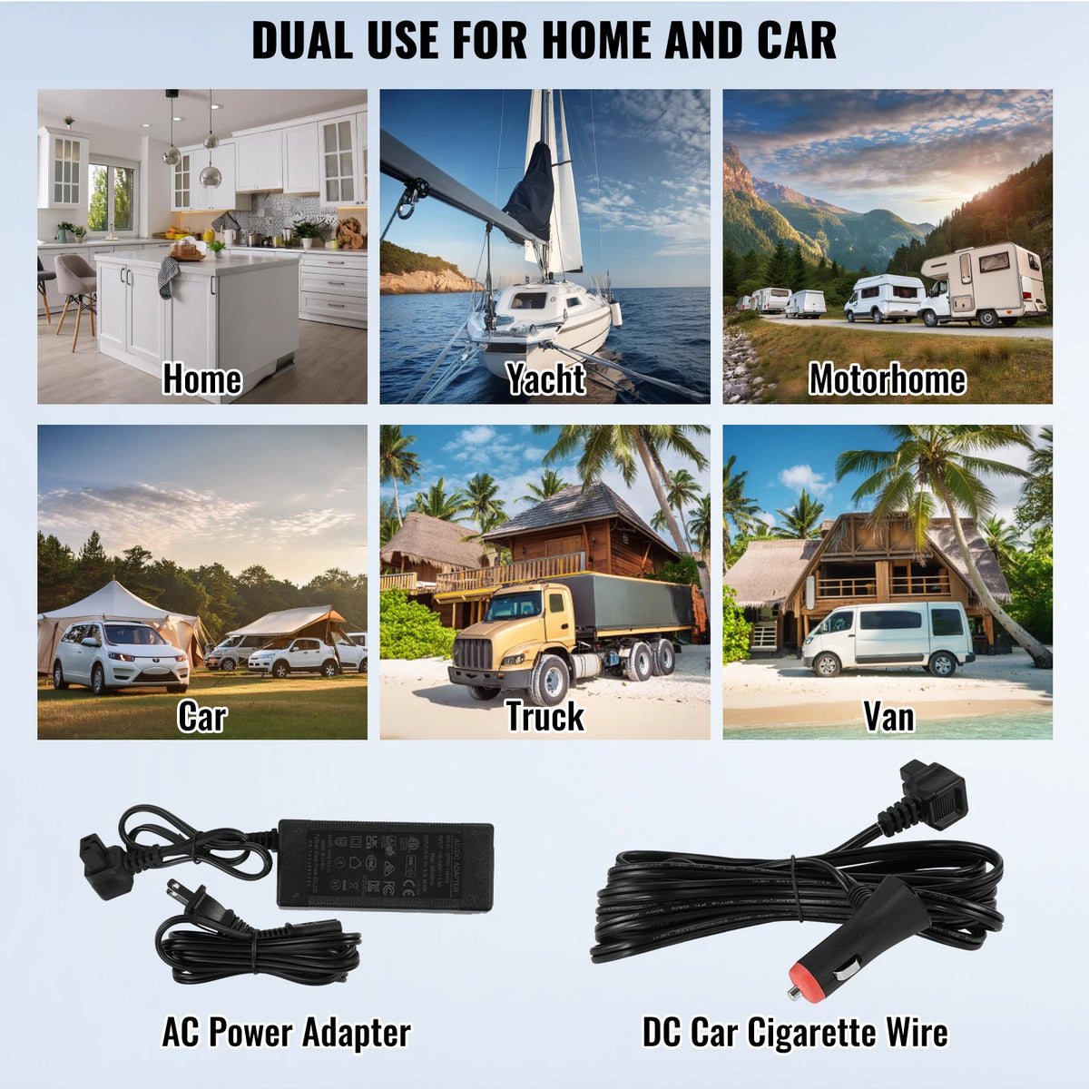 SucceBuy Portable Car Refrigerator And Home Compressor Cooler