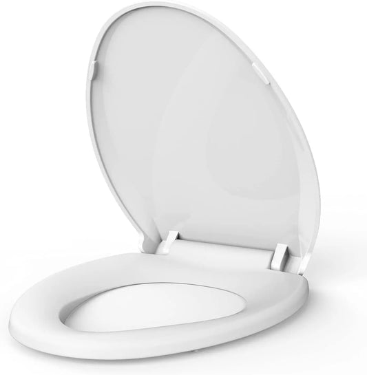 Slow Close Quiet Quick Release Toilet Seat With Durable Thickened Form
