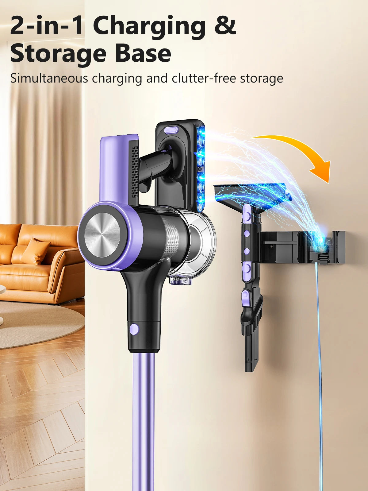 Suxiangvac Cordless Vacuum Cleaner With Led Screen And Hepa Filter