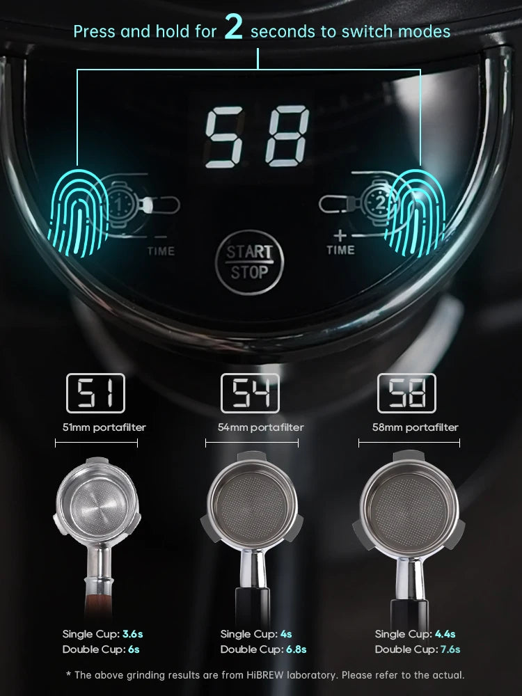 HiBREW G3 Automatic Burr Electric Coffee Grinder With Precision Controls