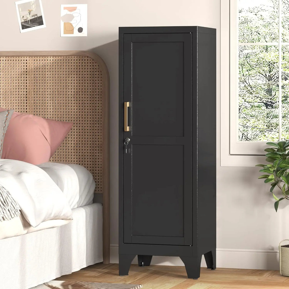 Coolsun Metal Pantry Cabinet For Modern Kitchen Storage Organization