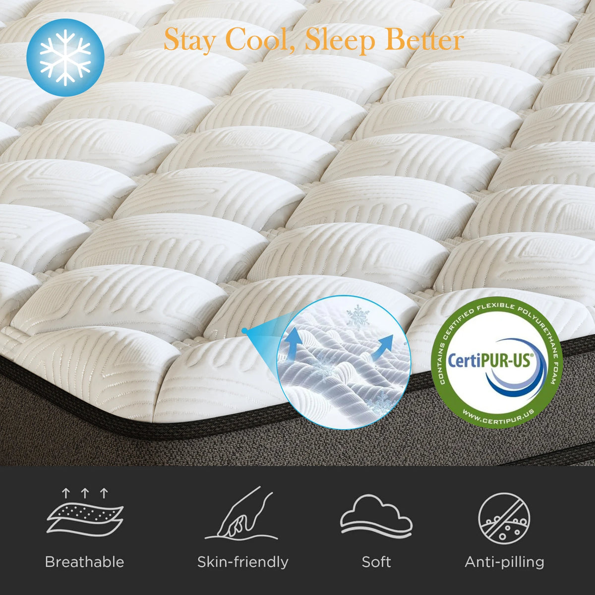 Layroad Hybrid Memory Foam Mattress With Pocket Springs