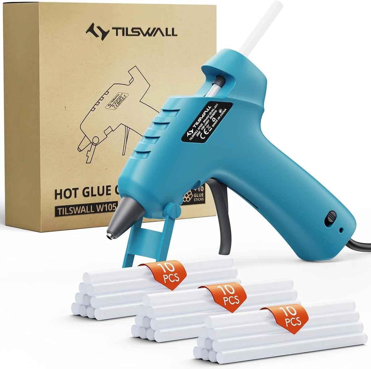 Parrior Quick Heating Anti Drip Hot Glue Gun For Crafting