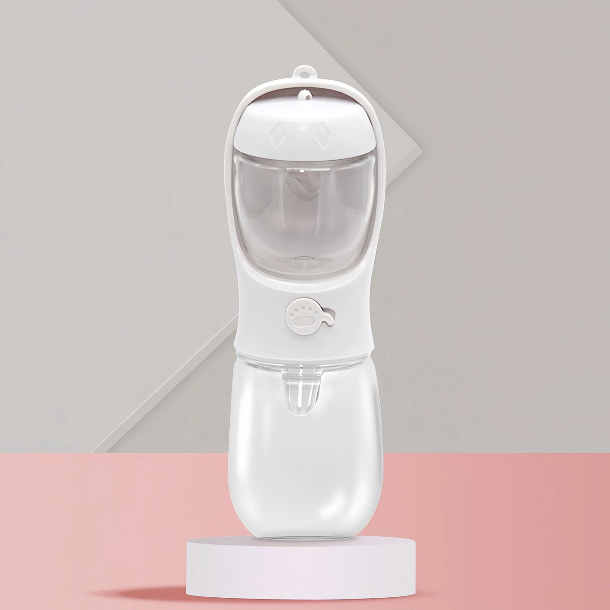 Portable Pet Water Bottle With Food Storage And Travel Bowl