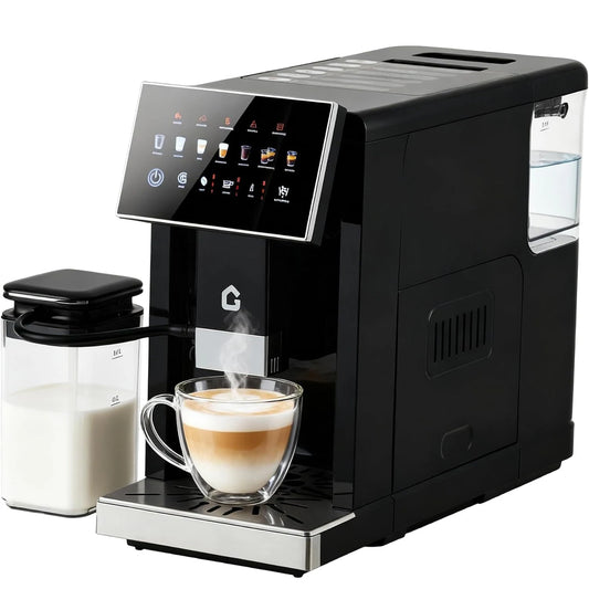 Acekool Automatic Espresso Maker With Grinder And Milk Frother