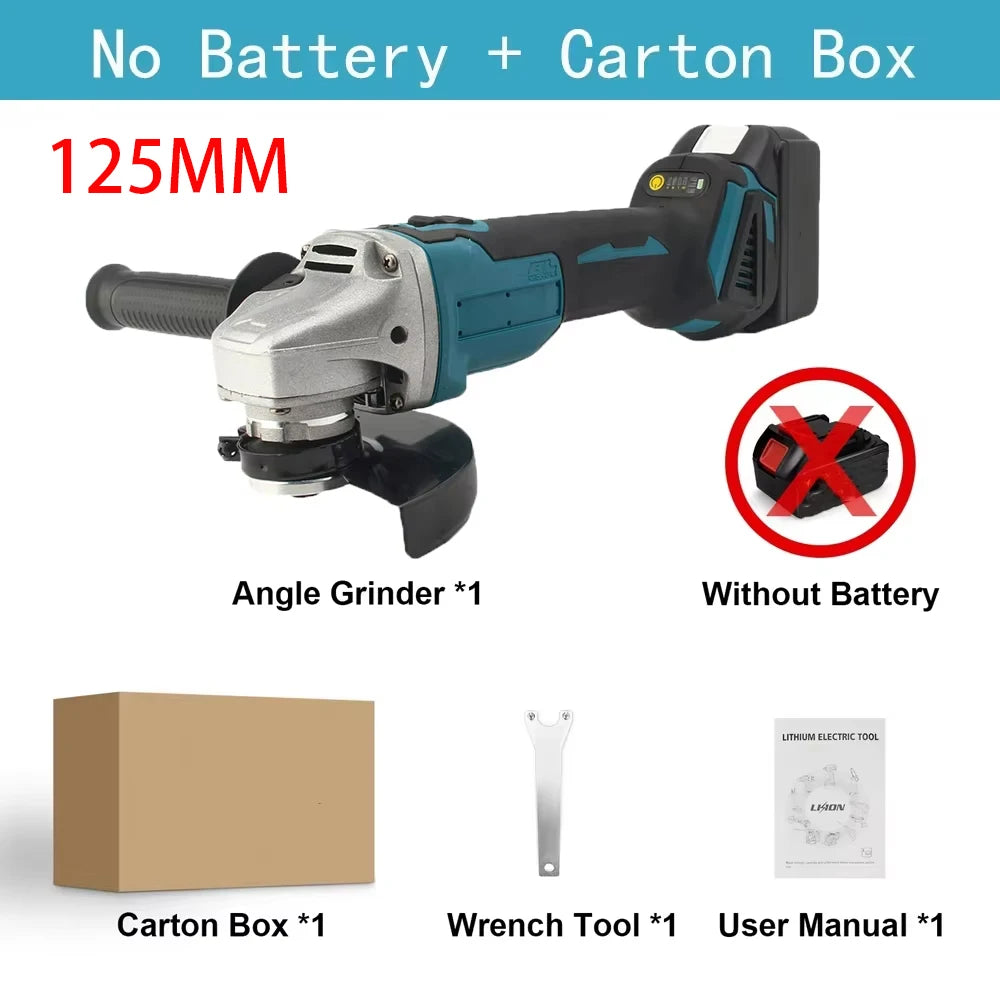 Magnitt Brushless Cordless Angle Grinder Power Tool