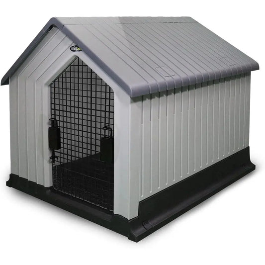 Durable Plastic Dog House For Indoor Or Outdoor Pet Shelter