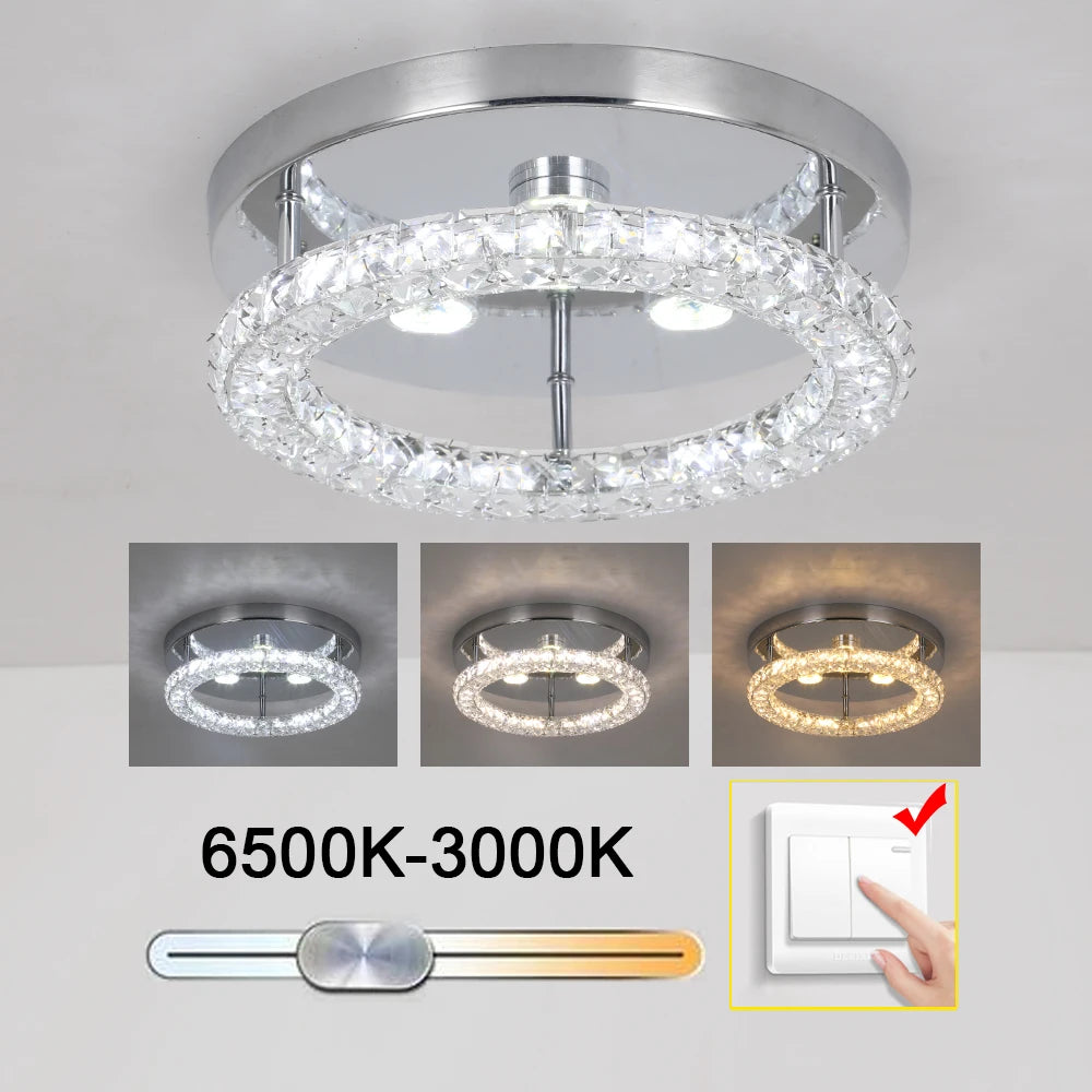 Vetrulus Modern K9 Crystal LED Chandelier For Living And Dining
