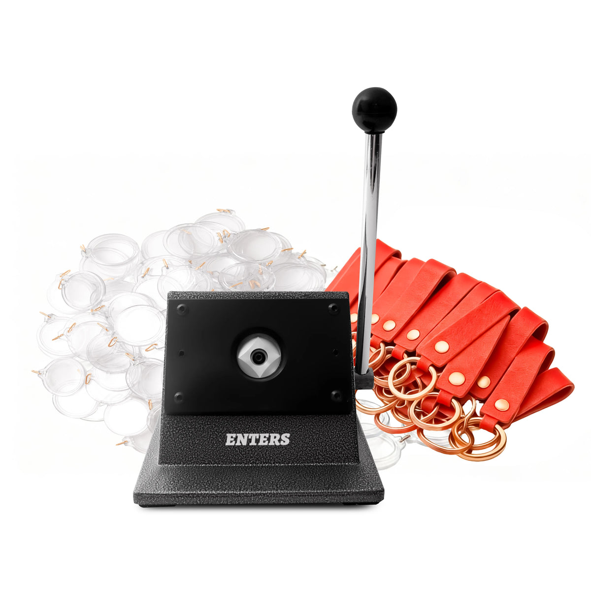 Round Photo Paper Cutter Kit For Key Chain DIY Crafts