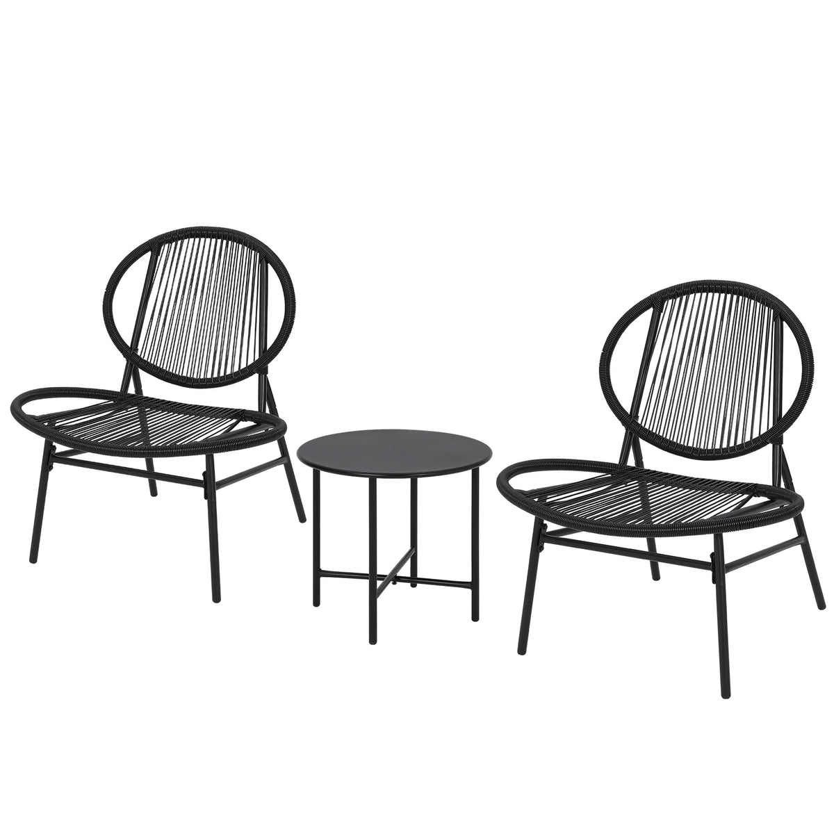 Acapulco Rattan Patio Bistro Set For Outdoor Living