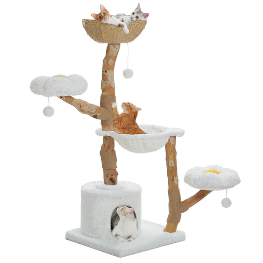Pawz Road Modern Cat Tree Tower With Sisal Scratching Posts