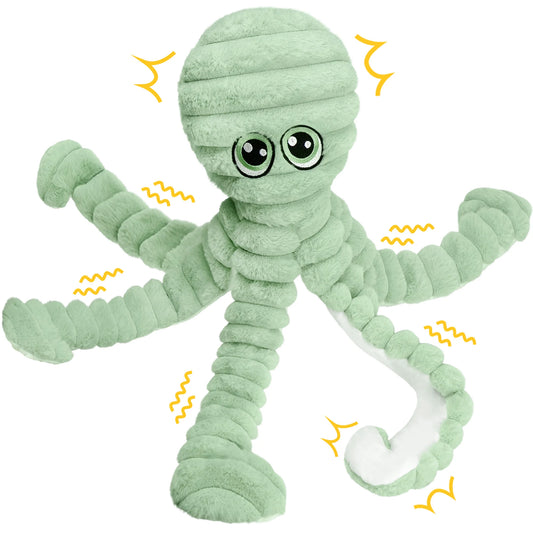 Squeaky Octopus Plush Teeth Grinding Chew Toy For Pets