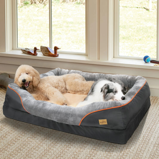 Bingopaw Comfy Dog Bed With Removable Washable Waterproof Cover