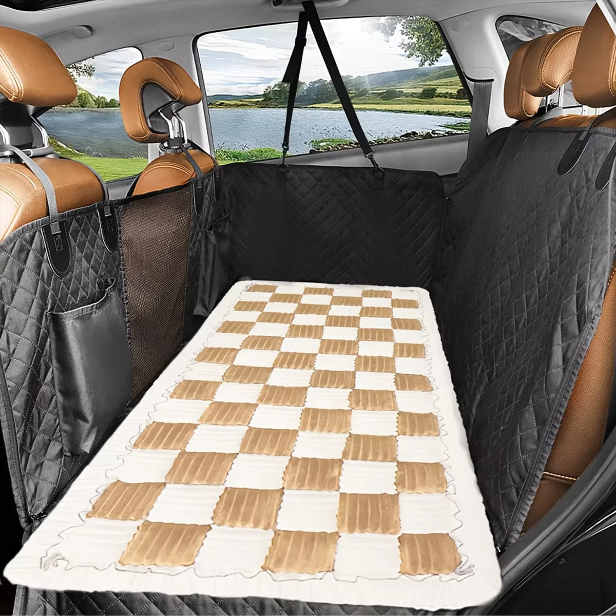 CWV Waterproof Coral Fleece Anti Slip Dog Bed Mat Protector