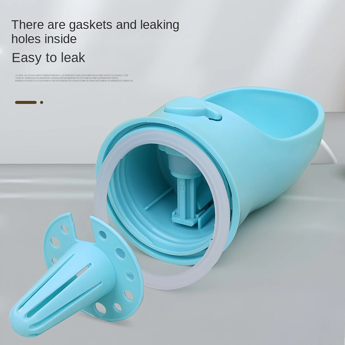 Portable Pet Water Bottle With Food Storage And Travel Bowl