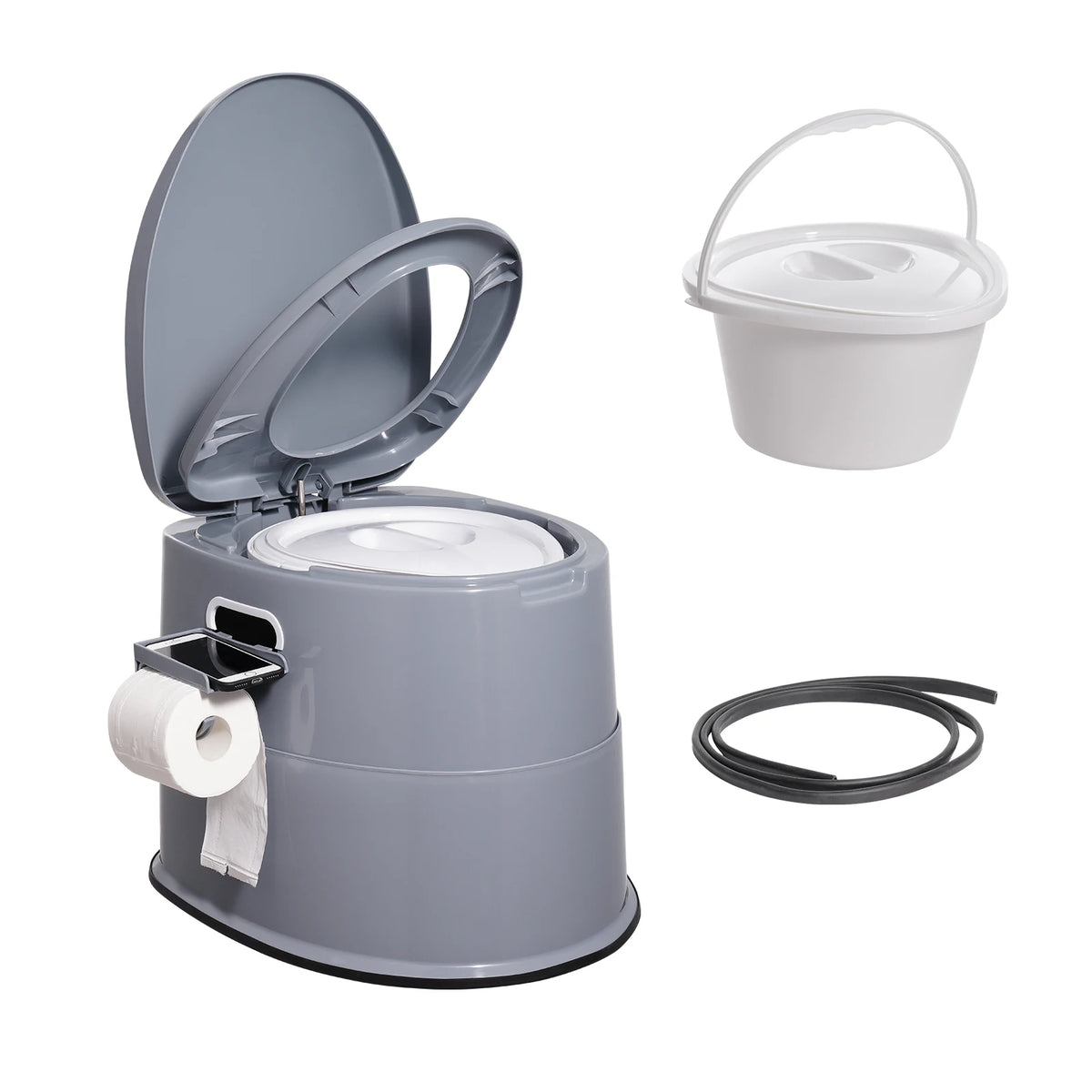 SucceBuy Portable Camping Toilet With Detachable Bucket For Travel