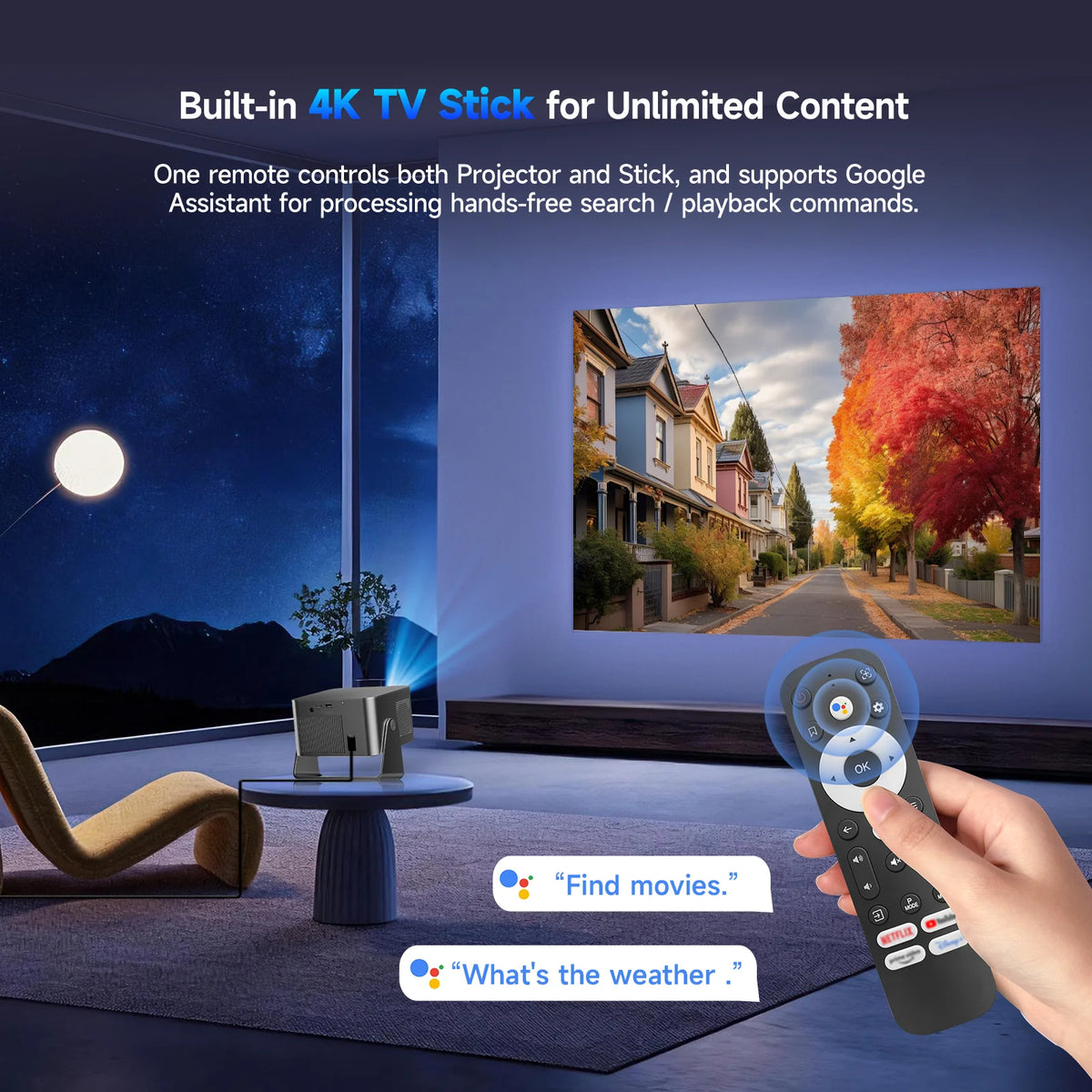 Magcubic 900 Ansi Auto Focus Portable Home Theater Projector