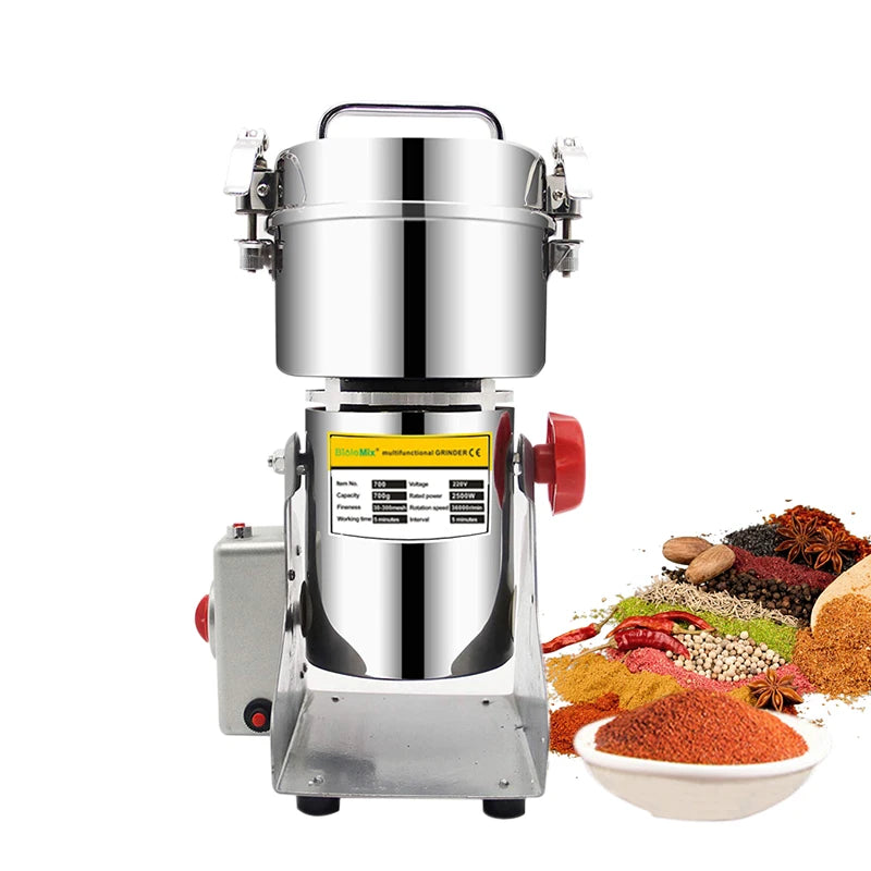 BioloMix Electric Stainless Steel Coffee Grain Spice Dry Food Grinder