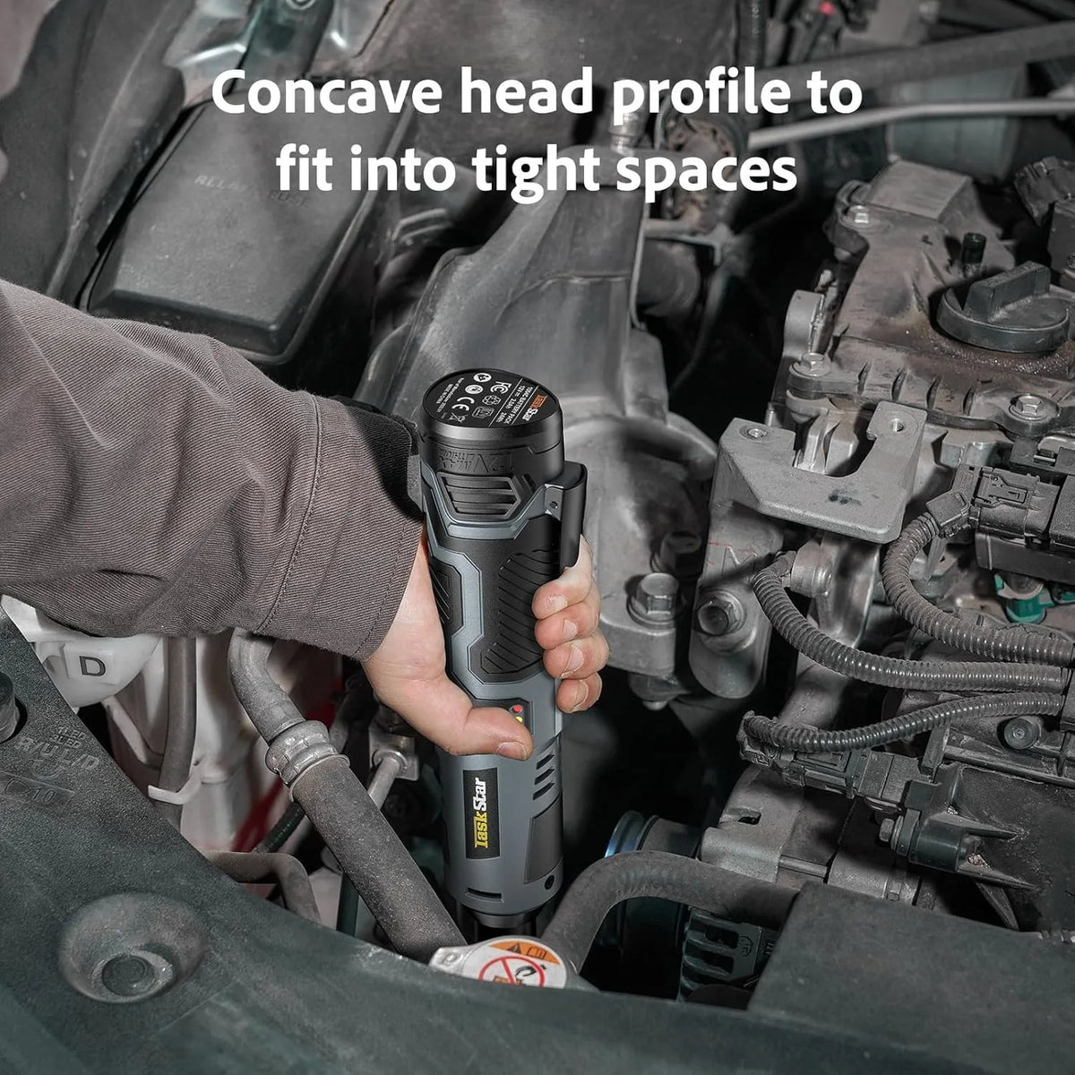 Taskstar 12V Electric Ratchet Wrench Kit With Two Rechargeable Batteries