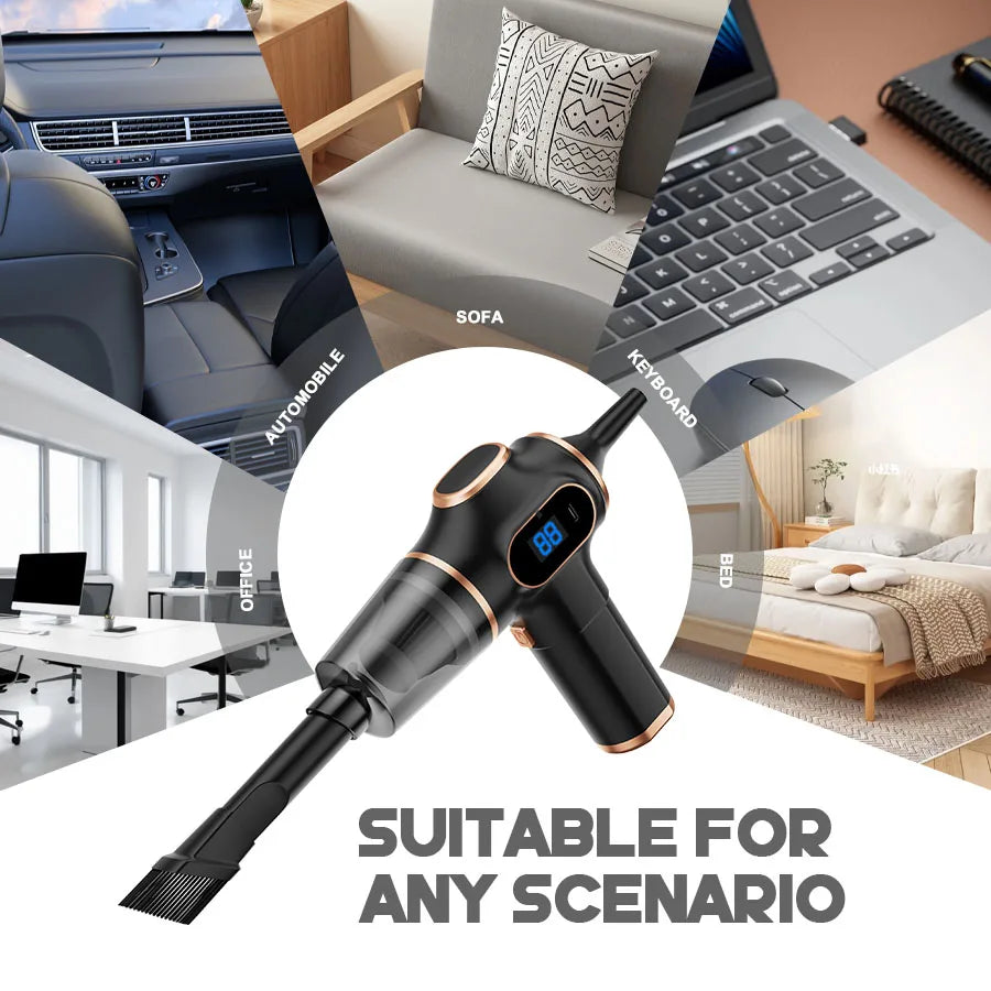 Portable Cordless Wireless Vacuum Cleaner For Cars And Household Use