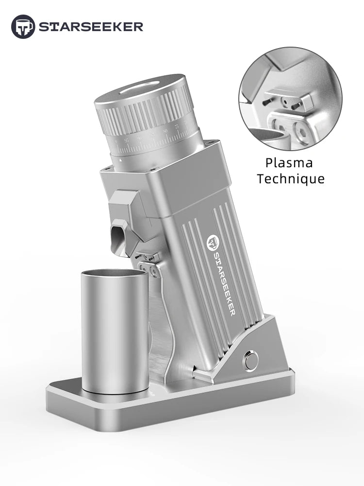 Starseeker Electric Coffee Grinder With Stepless Burr Adjustment System