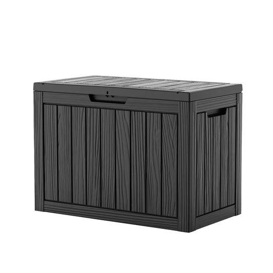 Waterproof Lockable Resin Outdoor Deck Storage Box For Patio