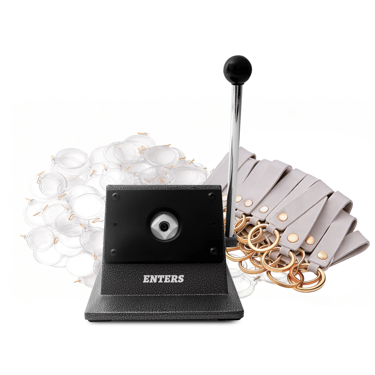 Round Photo Paper Cutter Kit For Key Chain DIY Crafts