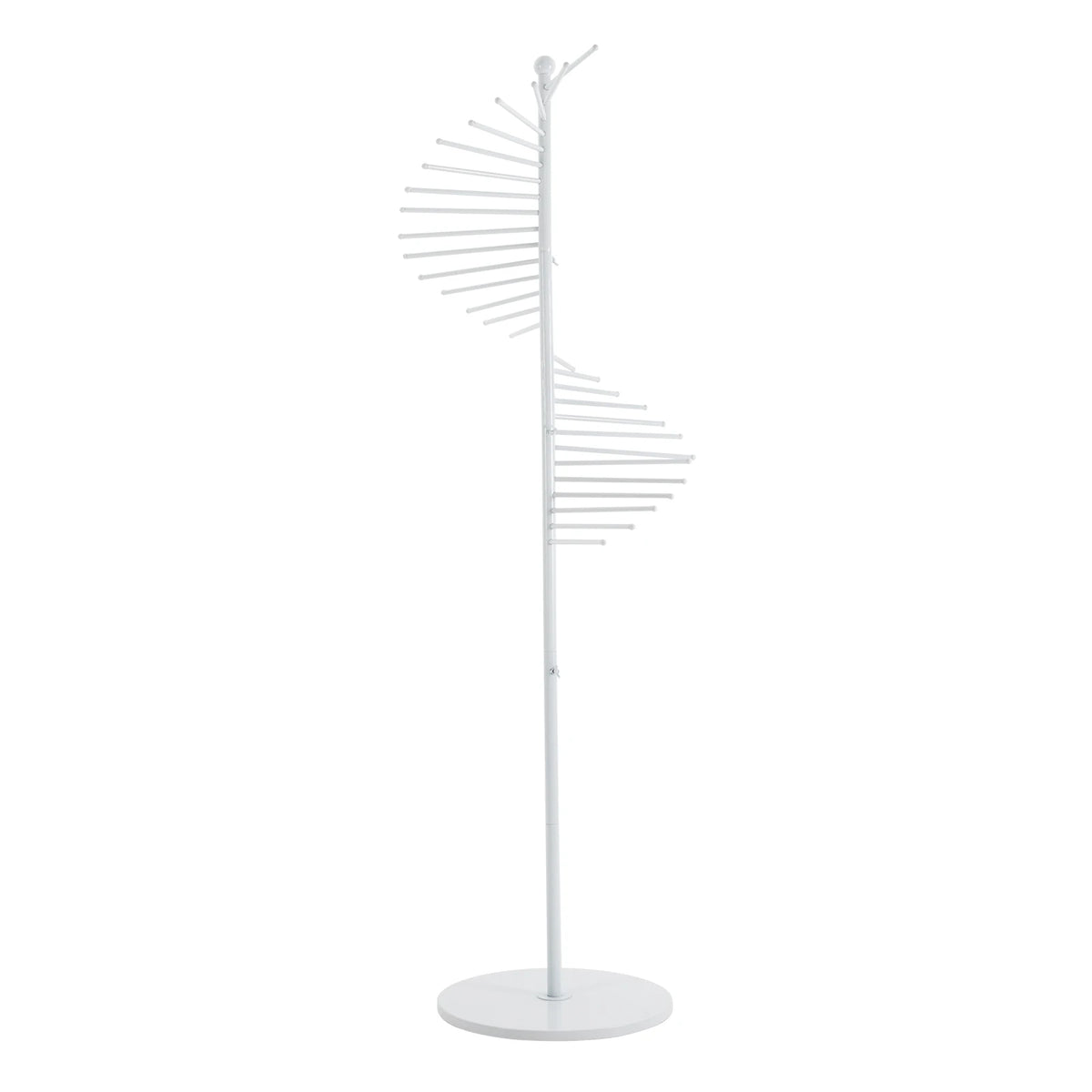 Freestanding Spiral Iron Scarf Display Rack Floor Standing Organizer