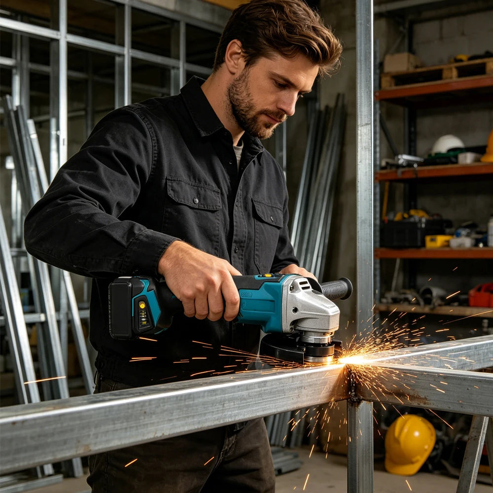 Magnitt Brushless Cordless Angle Grinder Power Tool