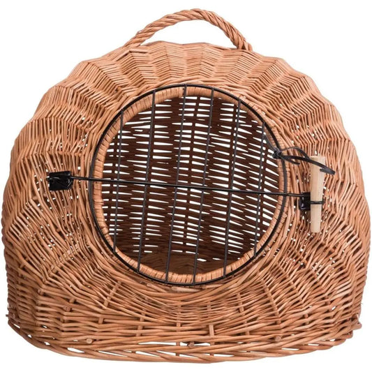 Stylish Wooden Pet Carrier With Breathable Mesh Front Door